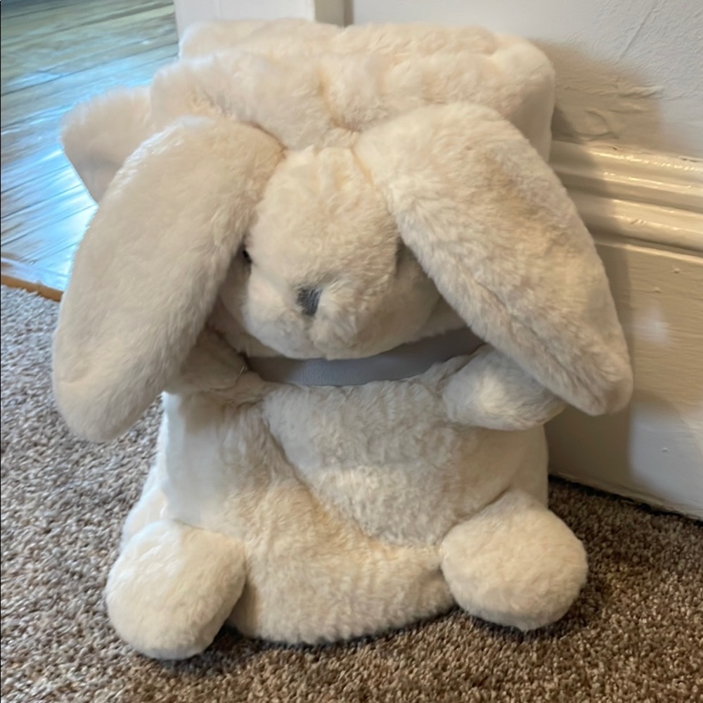 Pottery Barn bunny baby blanket